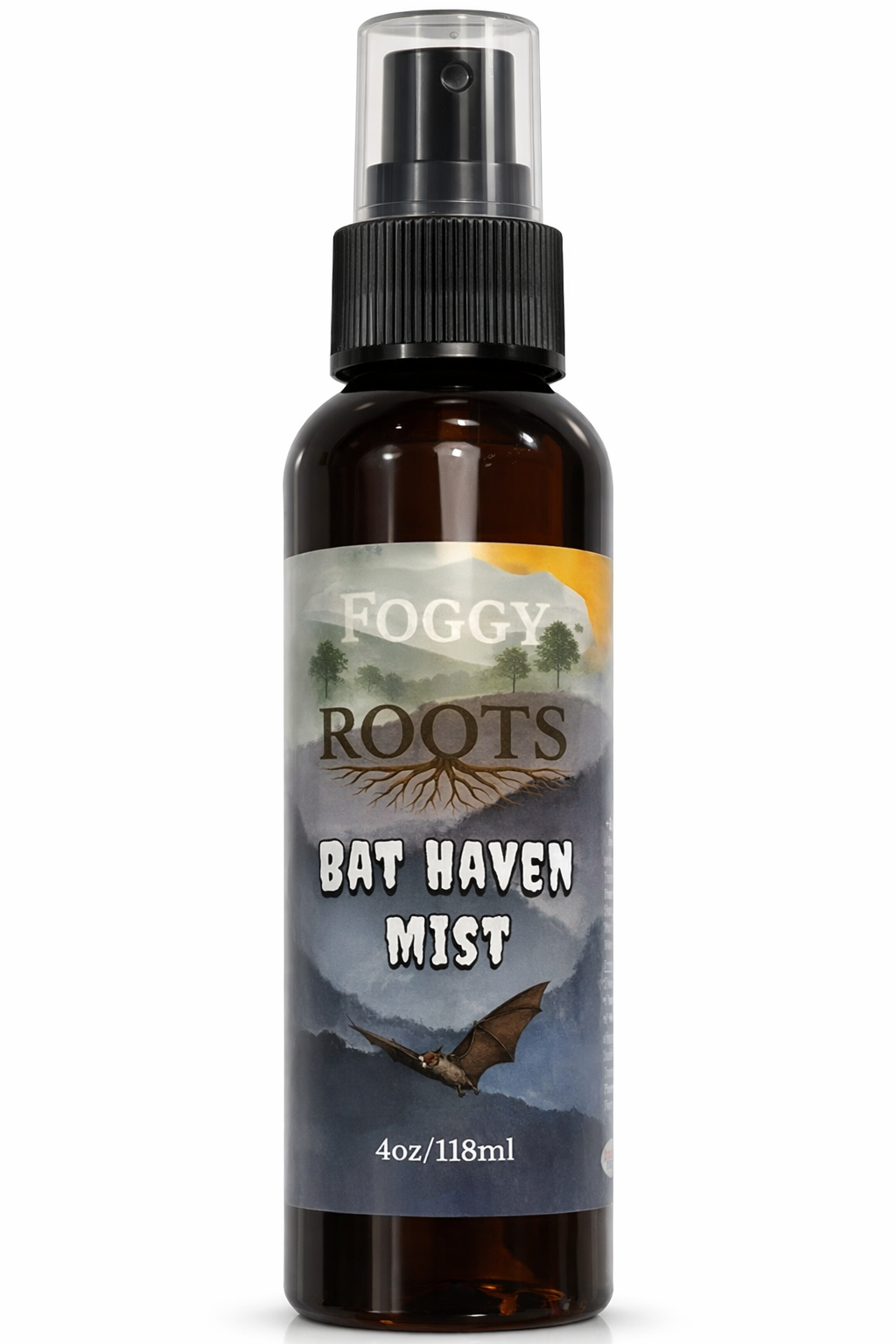 Foggy Roots Bat House Spray:  Bat Haven Mist (4 fl oz)
