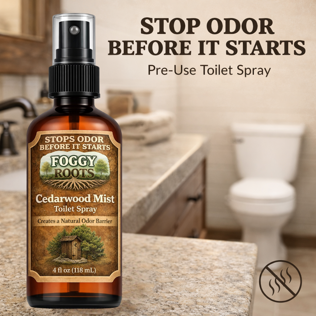 Cedarwood Botanical  Before-You-Go Toilet Spray (4 fl oz) Stops Odor Before It Starts