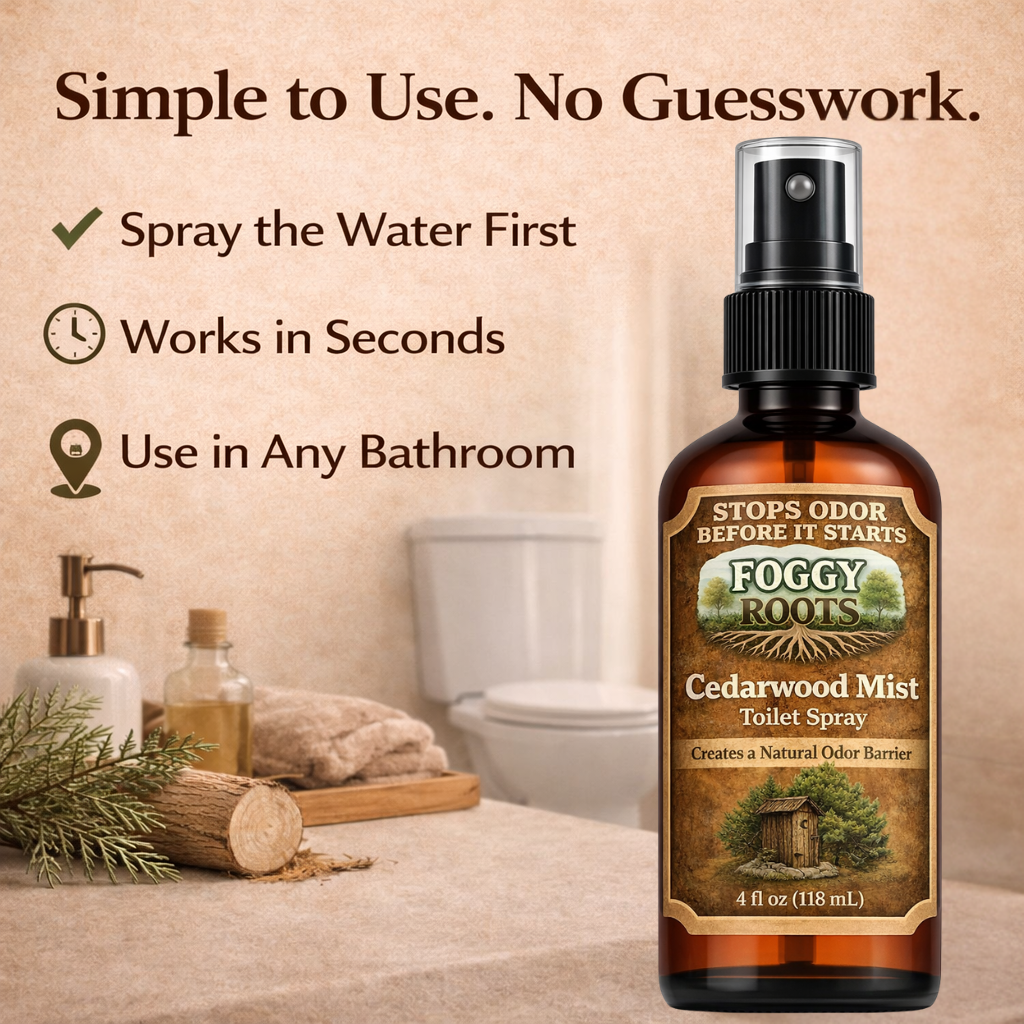 Cedarwood Botanical  Before-You-Go Toilet Spray (4 fl oz) Stops Odor Before It Starts