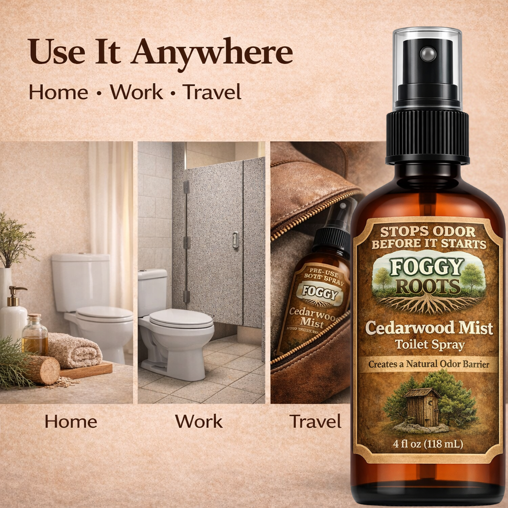Cedarwood Botanical  Before-You-Go Toilet Spray (4 fl oz) Stops Odor Before It Starts