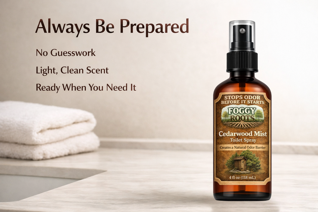 Cedarwood Botanical  Before-You-Go Toilet Spray (4 fl oz) Stops Odor Before It Starts